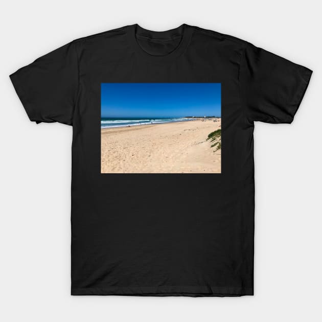 Kitchen Windows Beach on Jefferys Bay T-Shirt by Steves-Pics